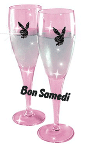 Gif animé Bon samedi play boy